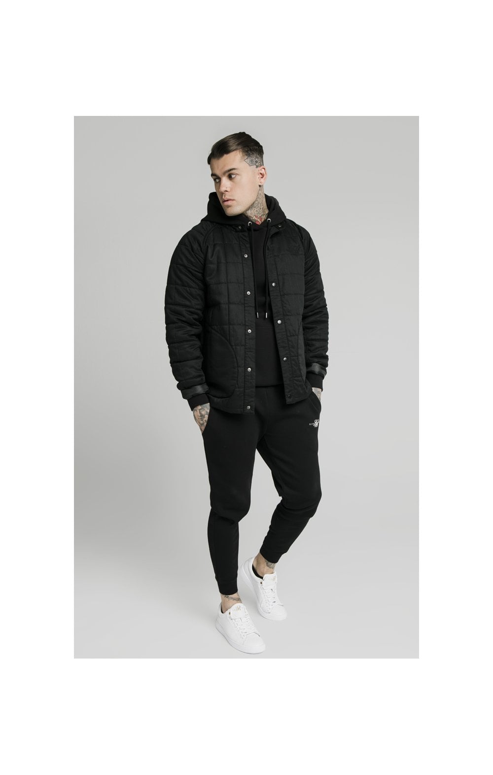 Load image into Gallery viewer, SikSilk Farmers Jacket – Black (5)