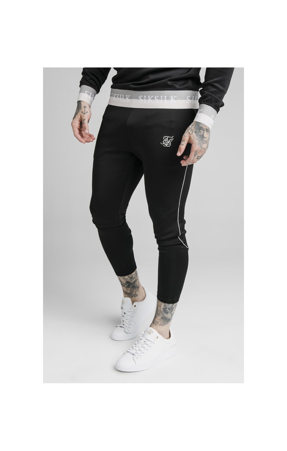 Load image into Gallery viewer, SikSilk Deluxe Agility Joggers – Black