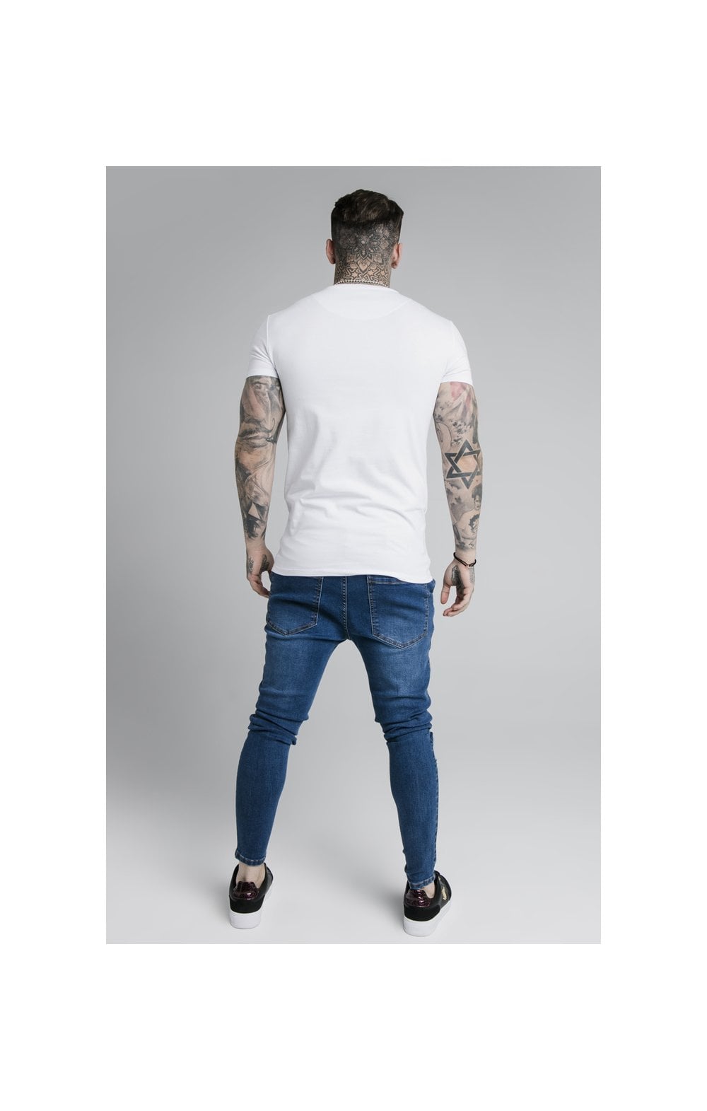 Load image into Gallery viewer, SikSilk S/S Astro Gym Tee - White (4)