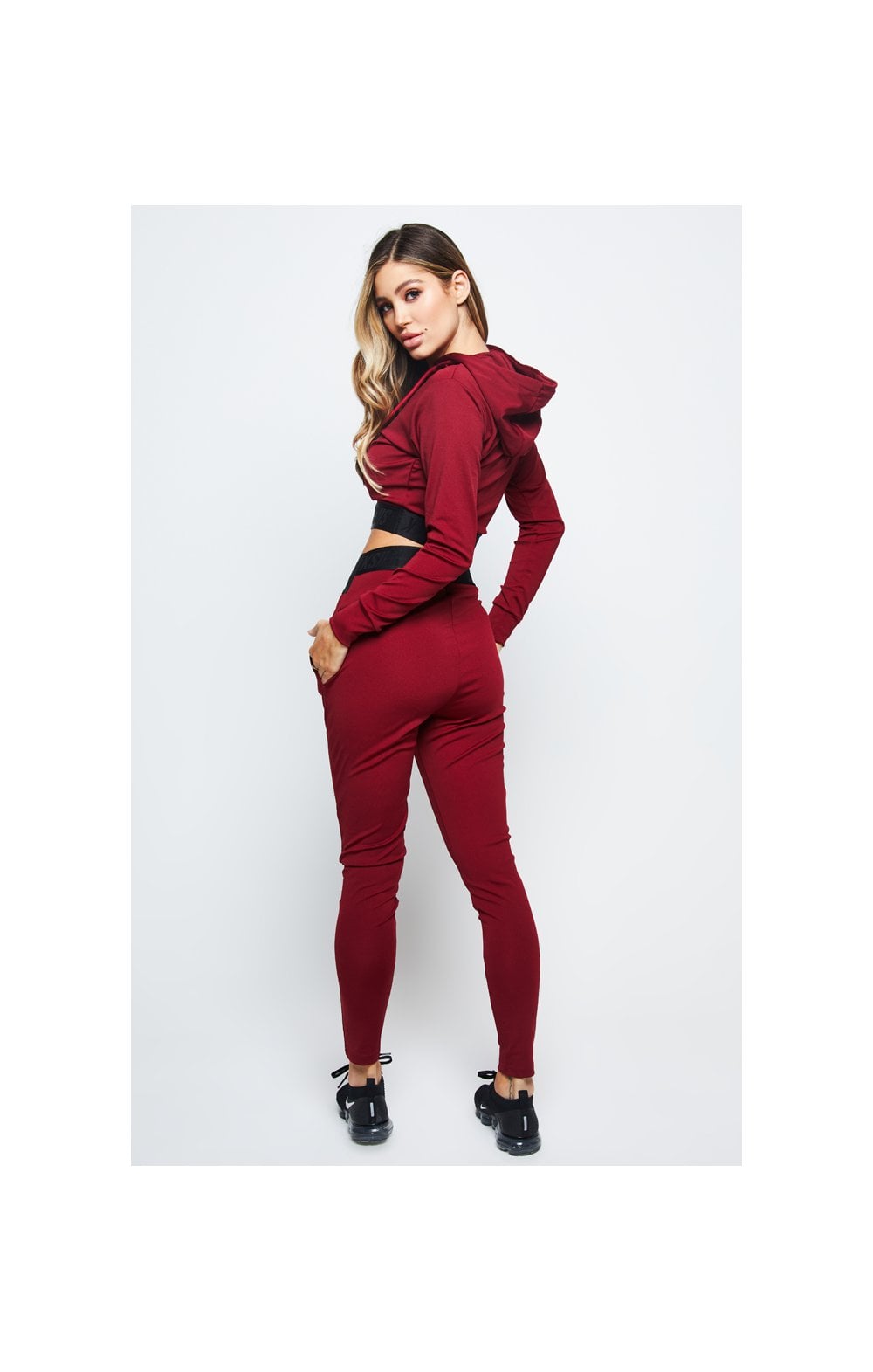 Load image into Gallery viewer, SikSilk Gym Track Top - Red (4)