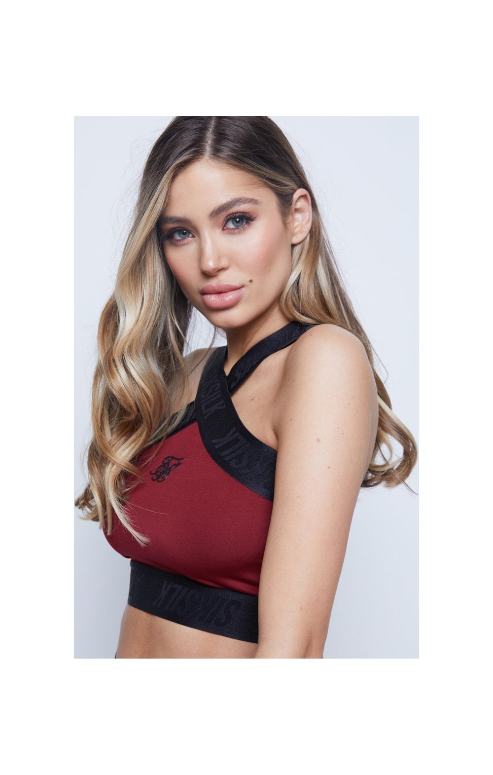 Load image into Gallery viewer, SikSilk Wrap Tape Bralette - Red