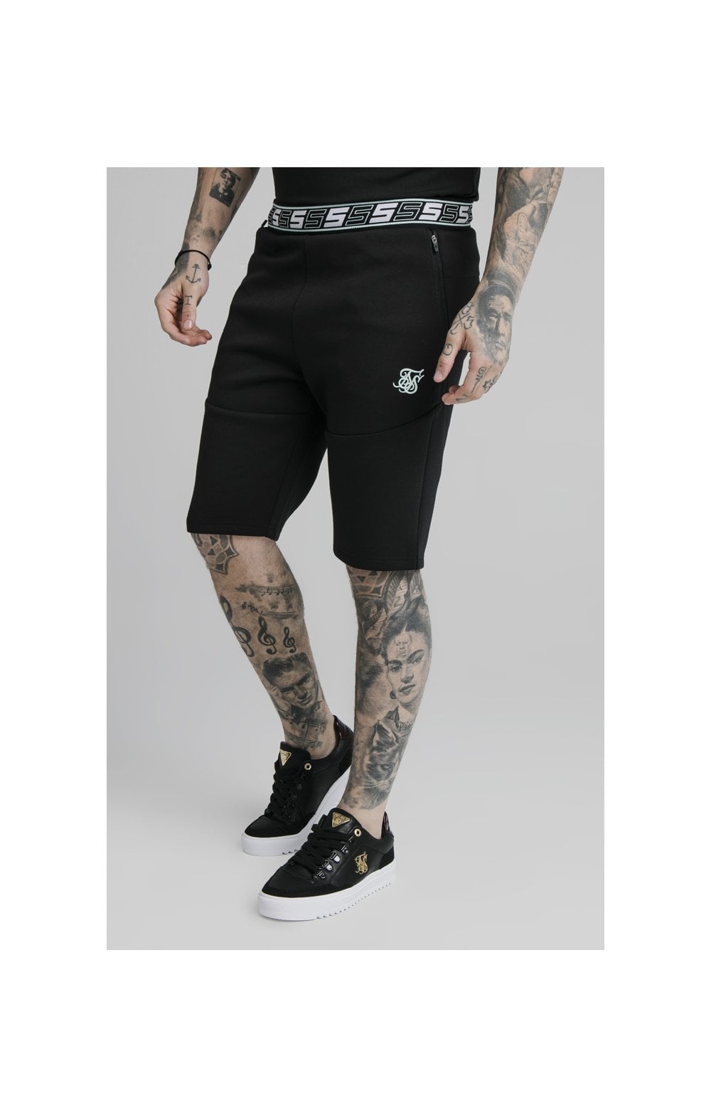 Load image into Gallery viewer, SikSilk Exhibit Function Shorts - Black