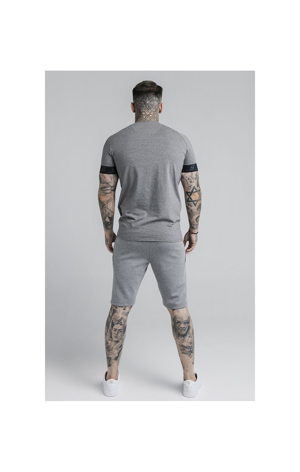 Load image into Gallery viewer, SikSilk S/S Exhibit Tech Tee - Grey Marl (3)