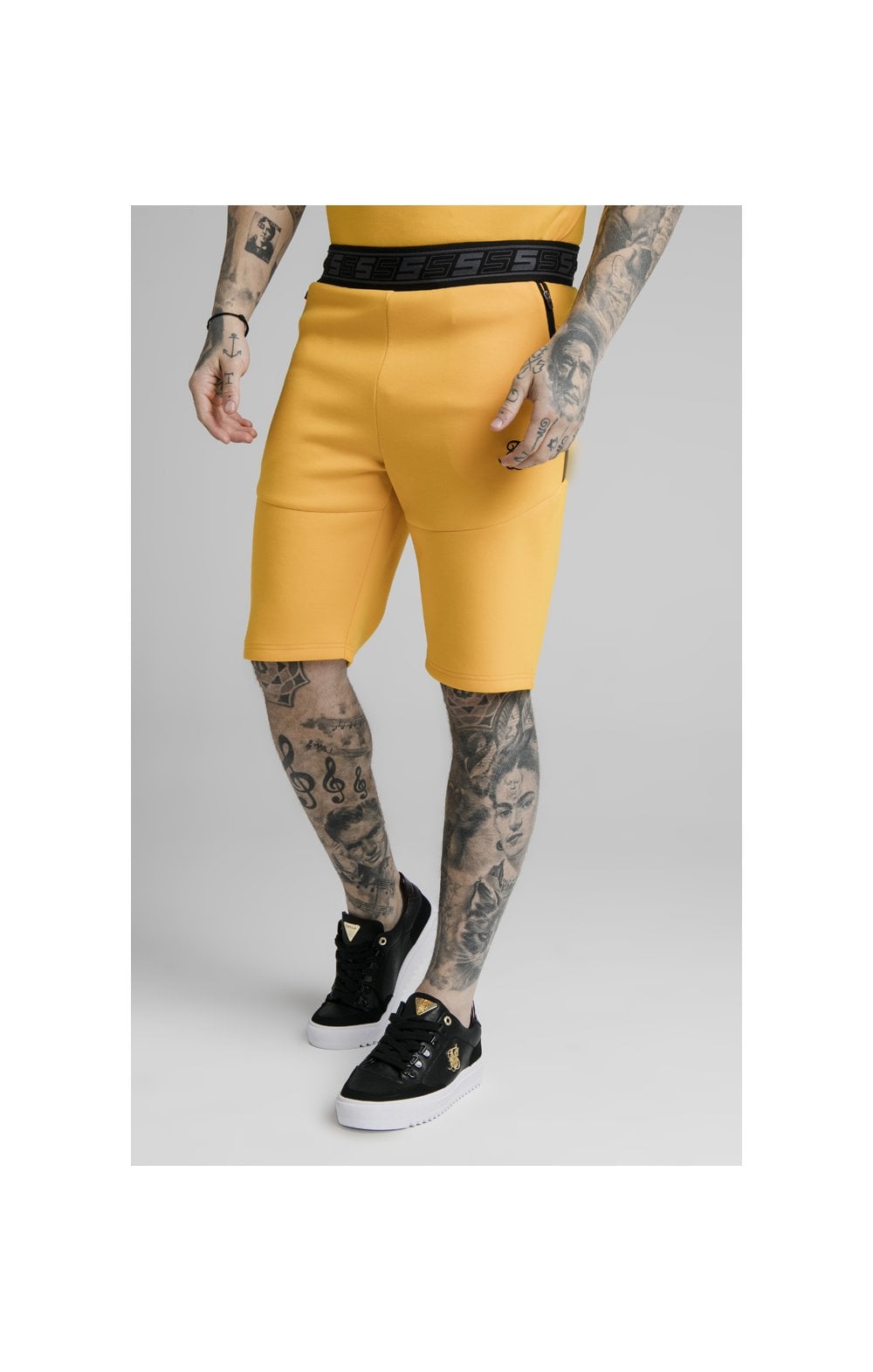 Load image into Gallery viewer, SikSilk Exhibit Function Shorts - Yellow