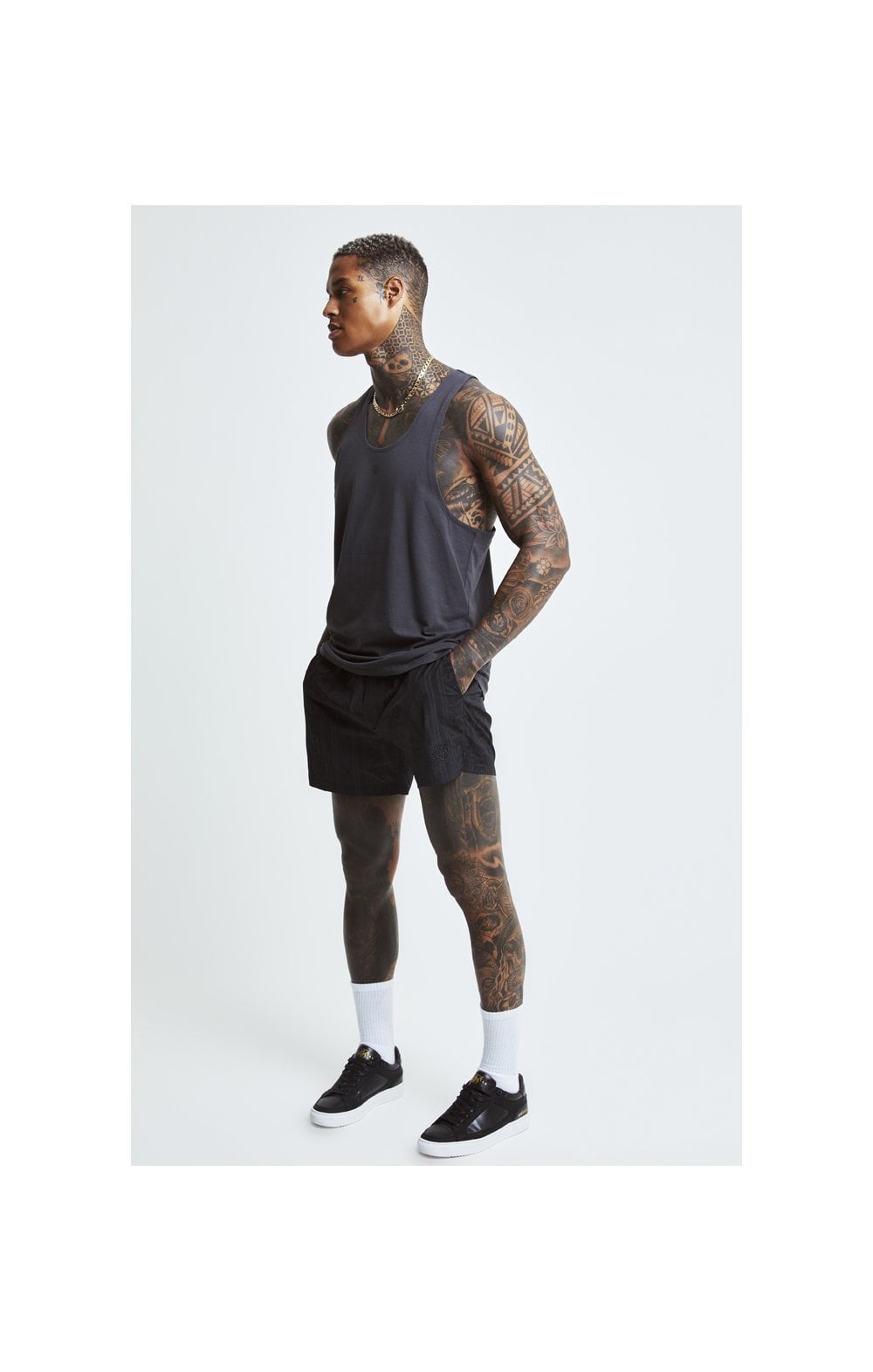 Load image into Gallery viewer, SikSilk Racer Gym Vest - Grey (2)