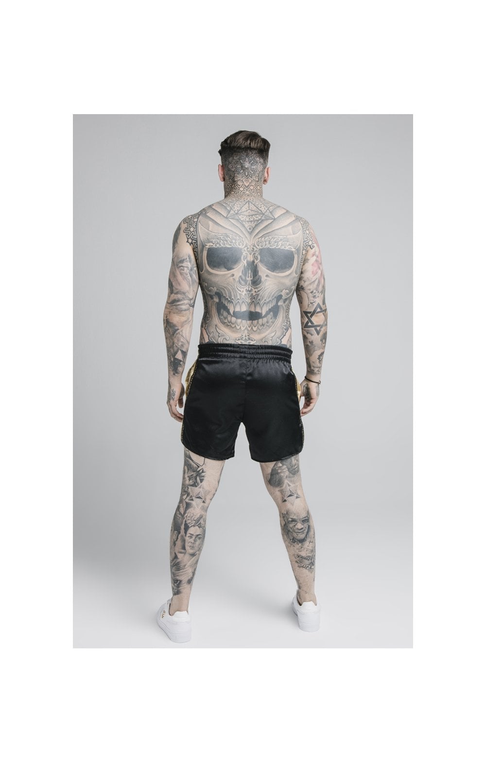 Load image into Gallery viewer, Black Satin Short (3)