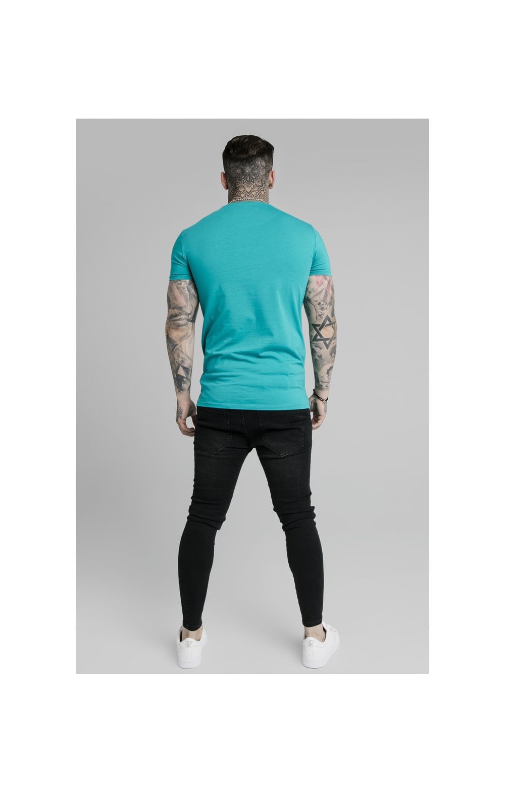Load image into Gallery viewer, SikSilk S/S Azure Prestige Gym Tee - Teal (3)