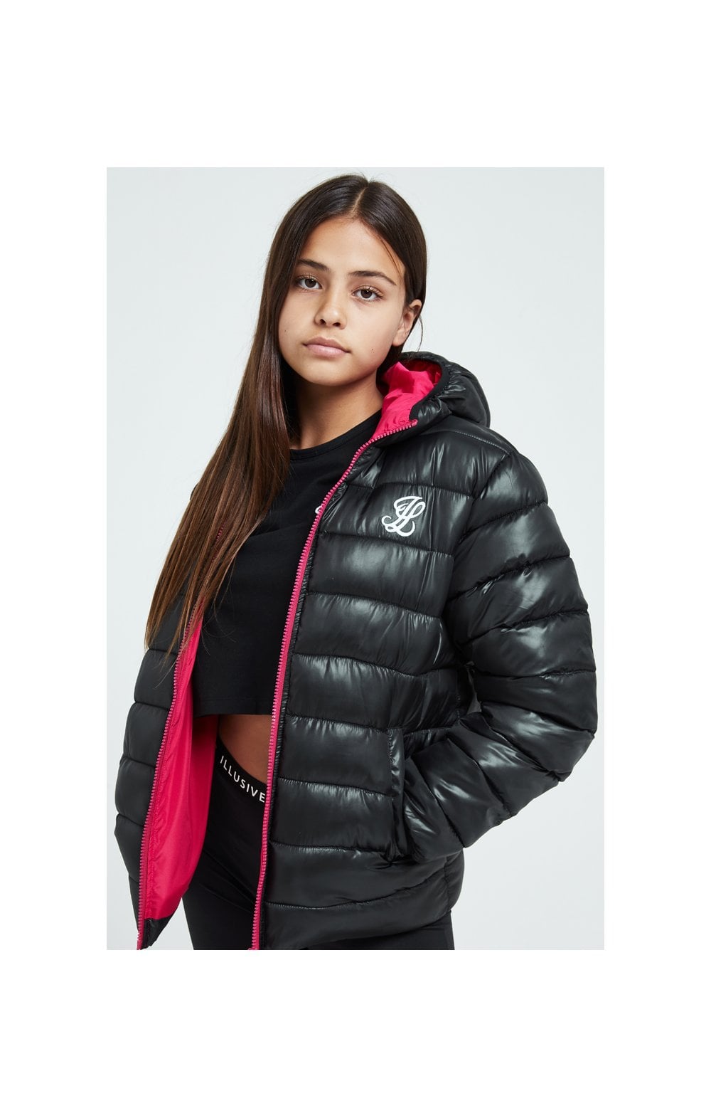 Load image into Gallery viewer, Illusive London Bubble Jacket - Black