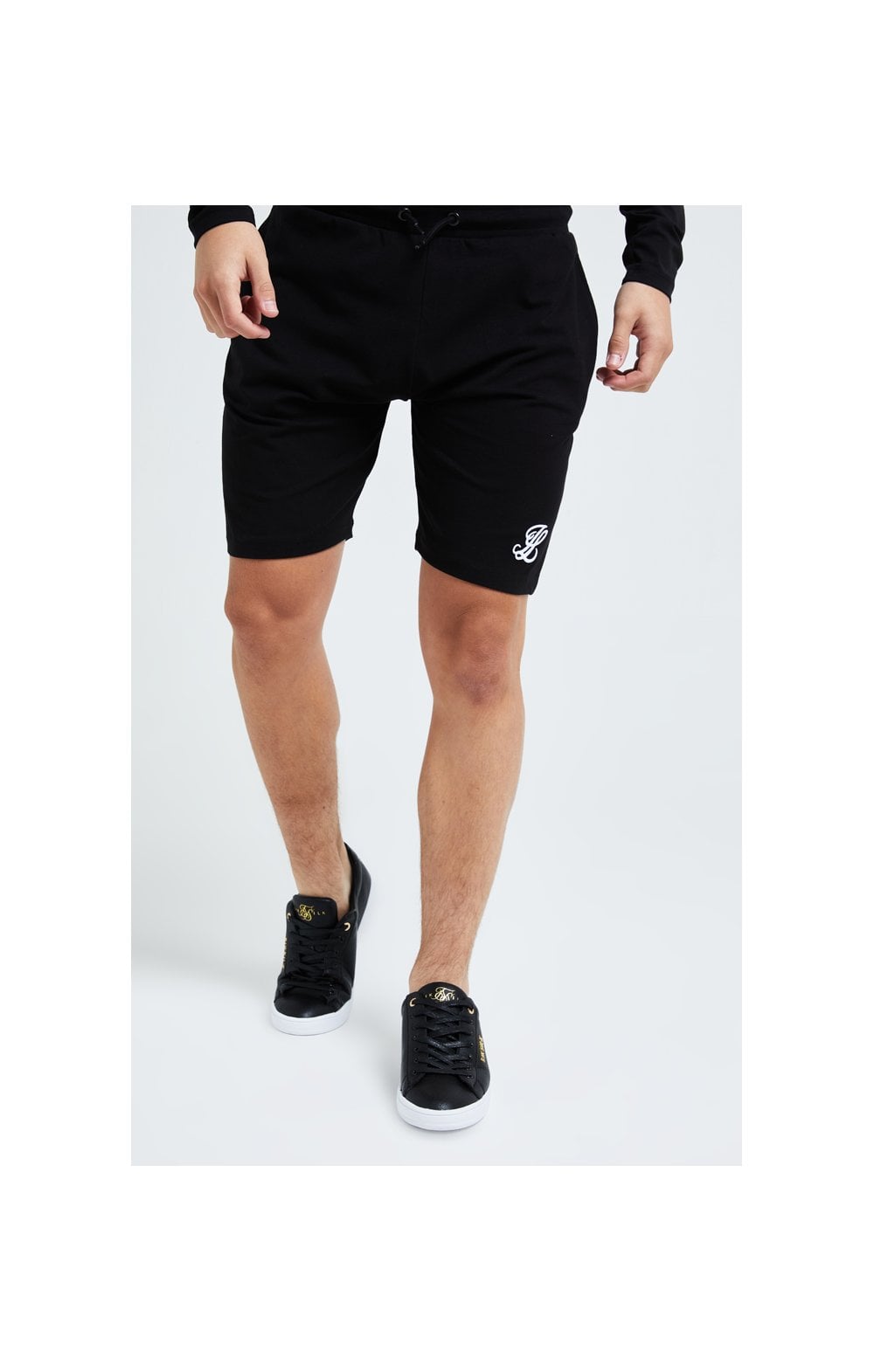 Load image into Gallery viewer, Boys Illusive Black Essentials Jersey Short