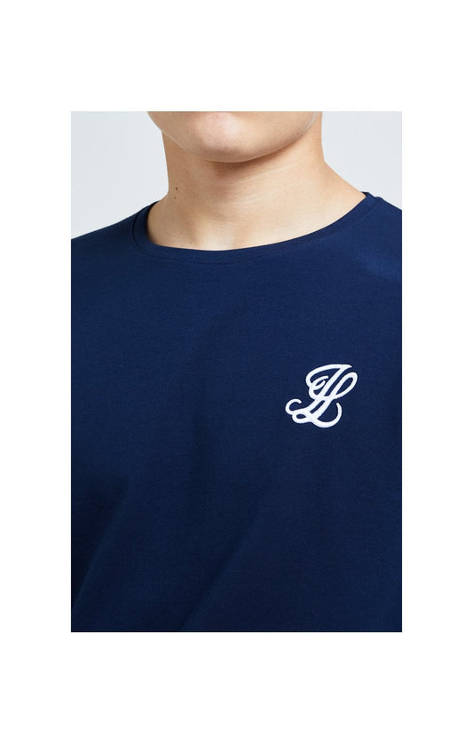 Boys Illusive Navy Essentials Long Sleeve T-Shirt