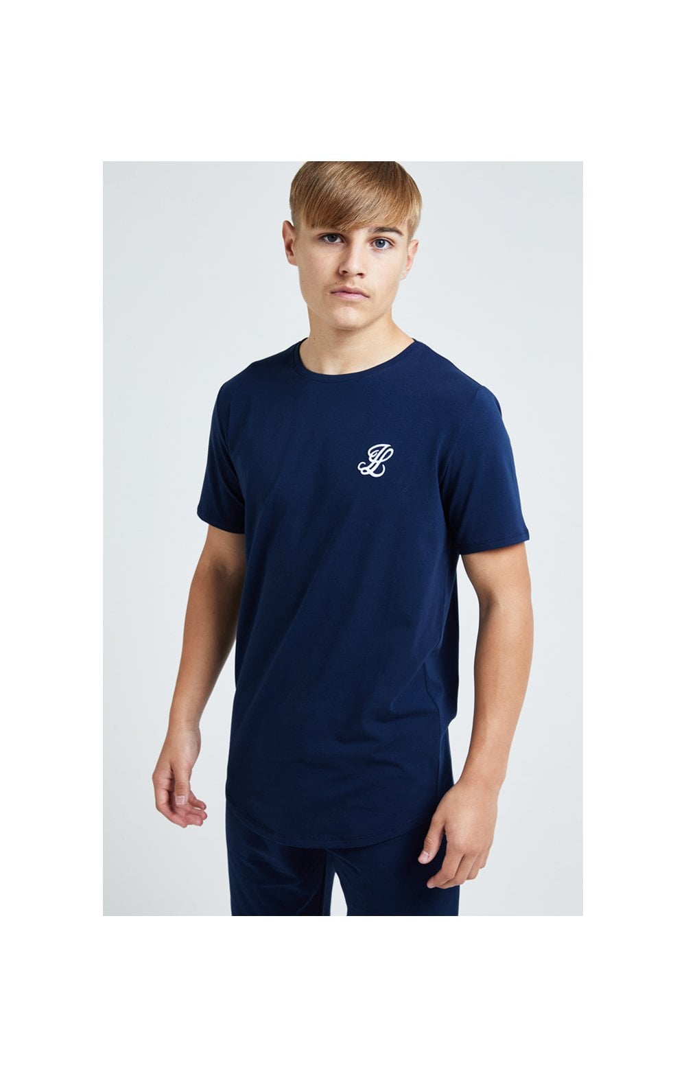 Load image into Gallery viewer, Boys Illusive Navy Essentials T-Shirt