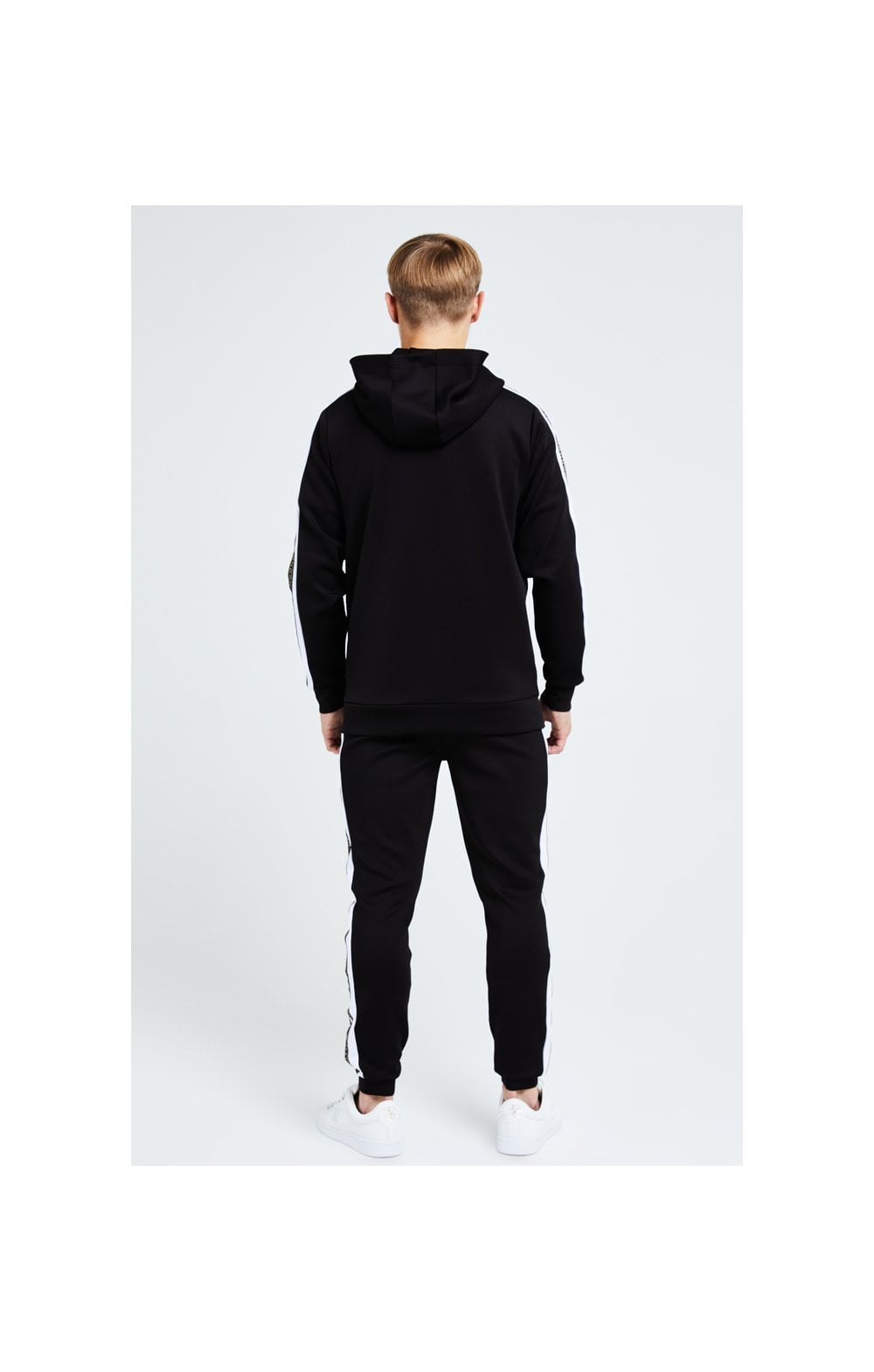 Load image into Gallery viewer, Illusive London Diverge Overhead Hoodie - Black Gold &amp; White (5)