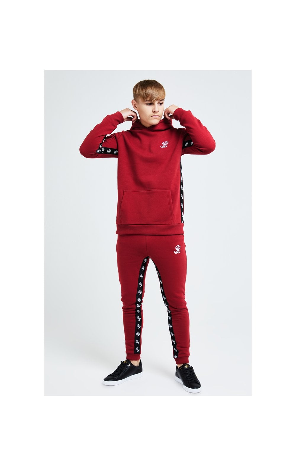 Load image into Gallery viewer, Illusive London Gravity Overhead Hoodie - Red (2)
