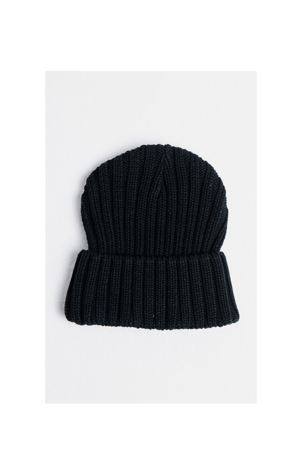 Load image into Gallery viewer, SikSilk Rib Cuff Knit Beanie - Black &amp; Gold (1)