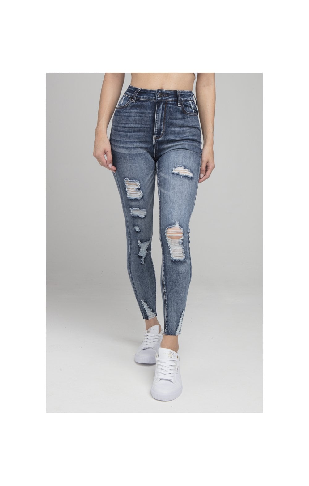 Load image into Gallery viewer, SikSilk Skinny Denims - Blue