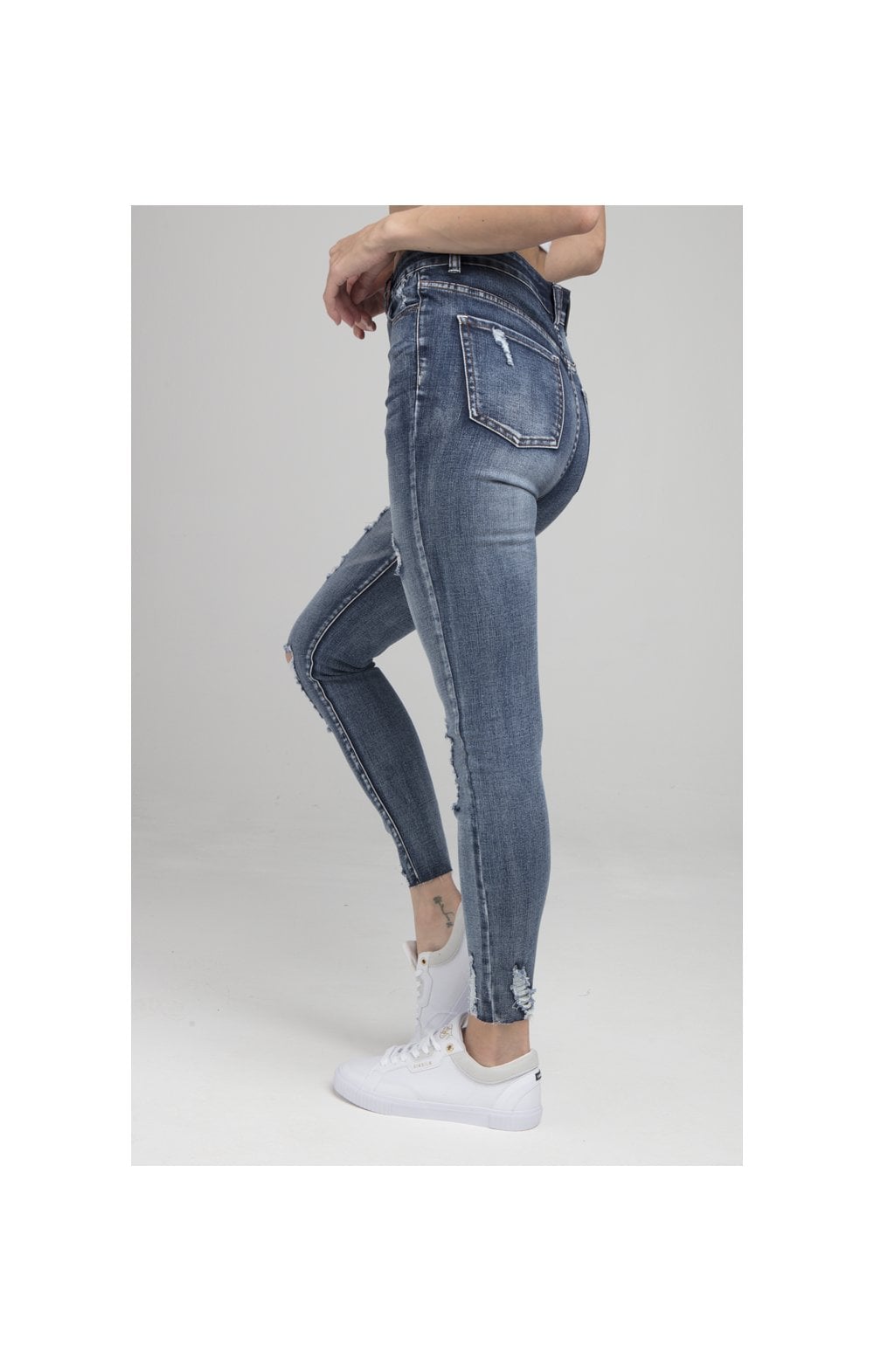 Load image into Gallery viewer, SikSilk Skinny Denims - Blue (2)
