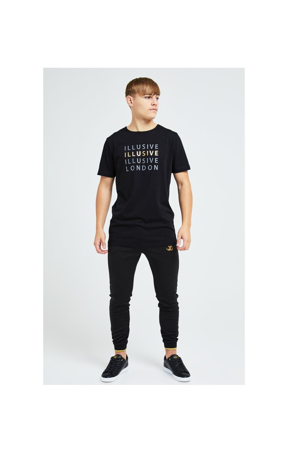 Load image into Gallery viewer, Illusive London Sovereign Tee - Black &amp; Gold (3)