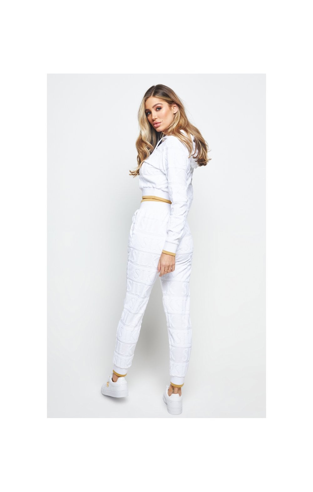 Load image into Gallery viewer, SikSilk Inverse Track Pants - White (5)