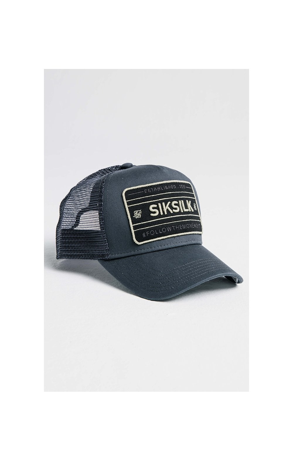 Load image into Gallery viewer, SikSilk Mesh Movement Trucker - Grey &amp; Gold
