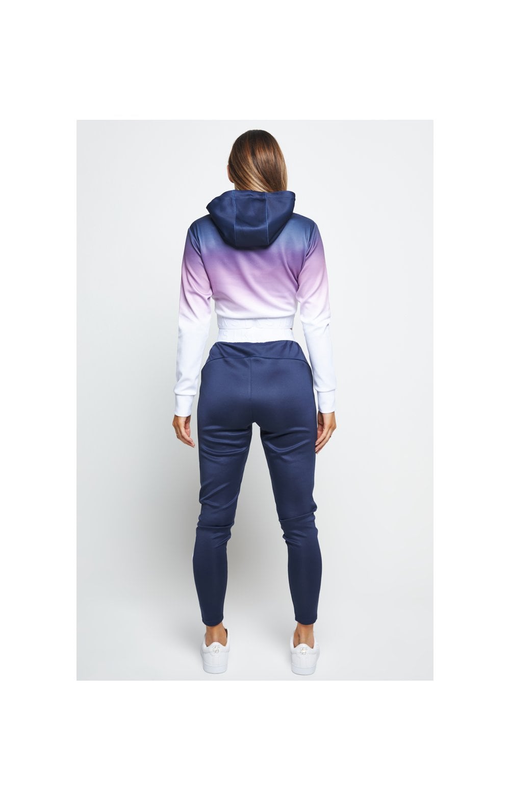 Load image into Gallery viewer, SikSilk Violet Fade Track Top - Violet &amp; Navy (5)