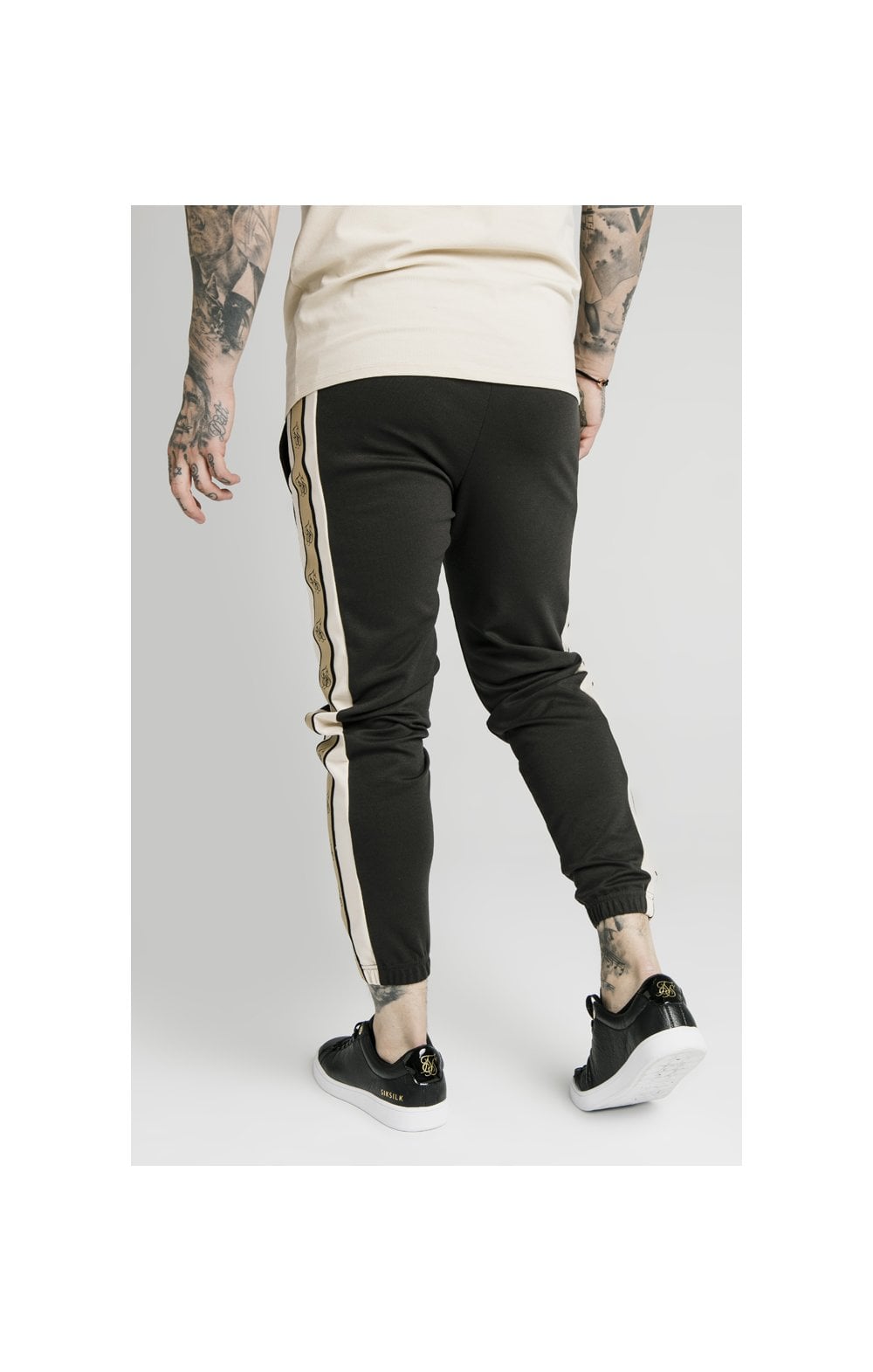 Load image into Gallery viewer, SikSilk Premium Tape Track Pant - Anthracite (5)