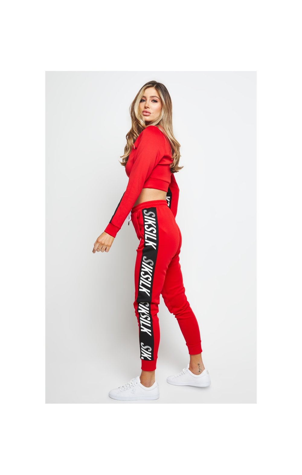 Load image into Gallery viewer, SikSilk Chaser Track Top - Red (6)