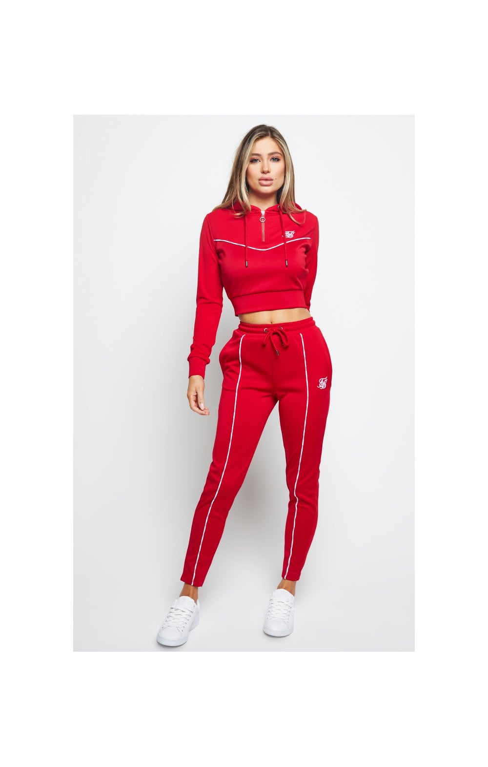 Load image into Gallery viewer, SikSilk Duality Track Top - Red (4)