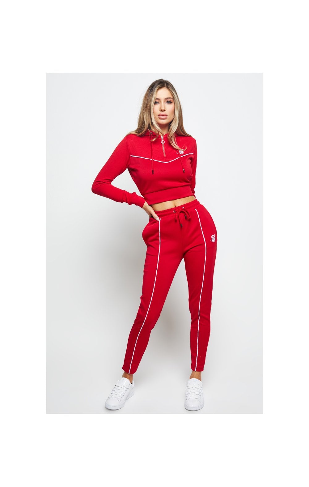 Load image into Gallery viewer, SikSilk Duality Track Top - Red (5)