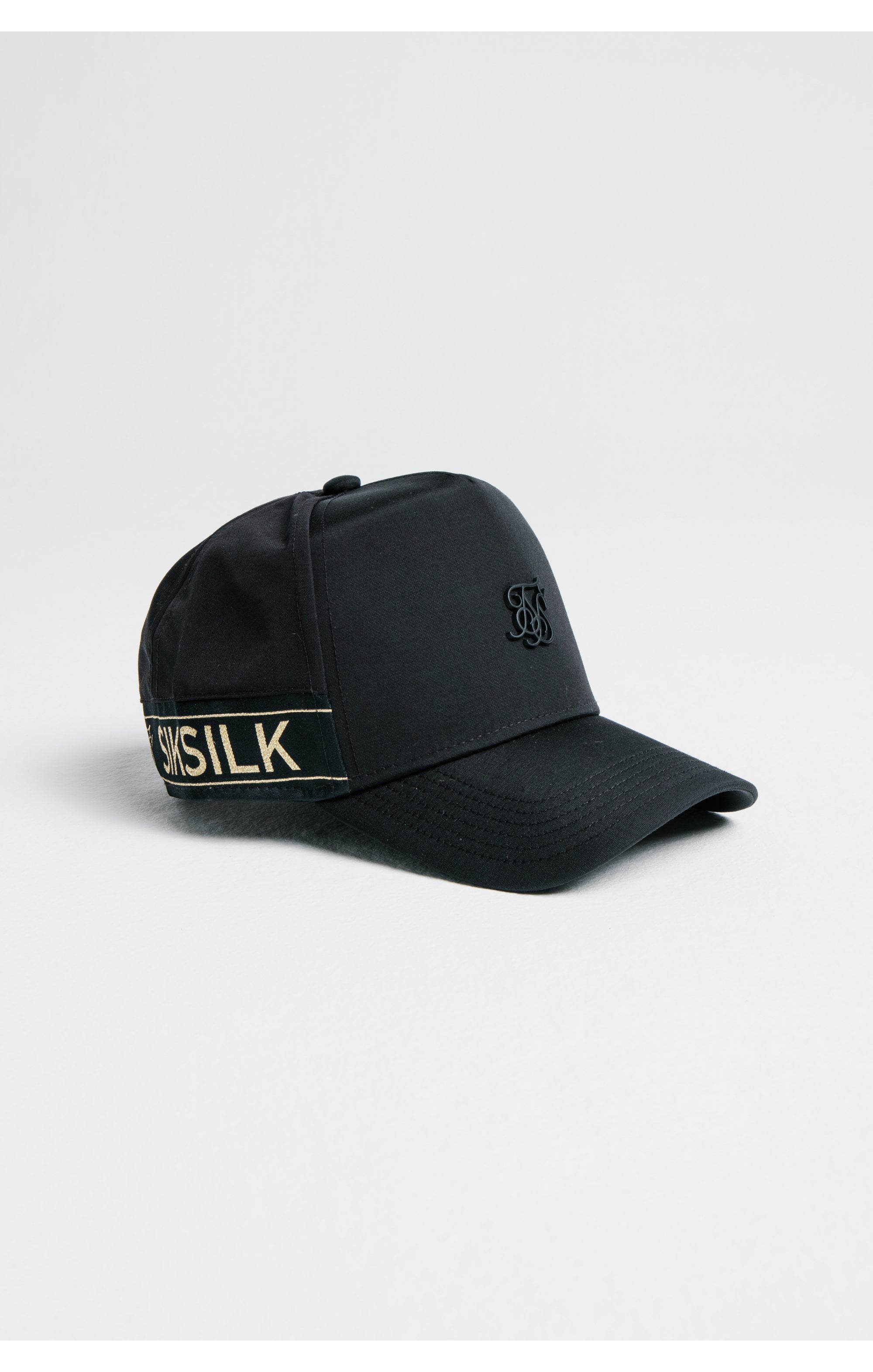 Load image into Gallery viewer, SikSilk Nylon Tape trucker - Black &amp; Gold