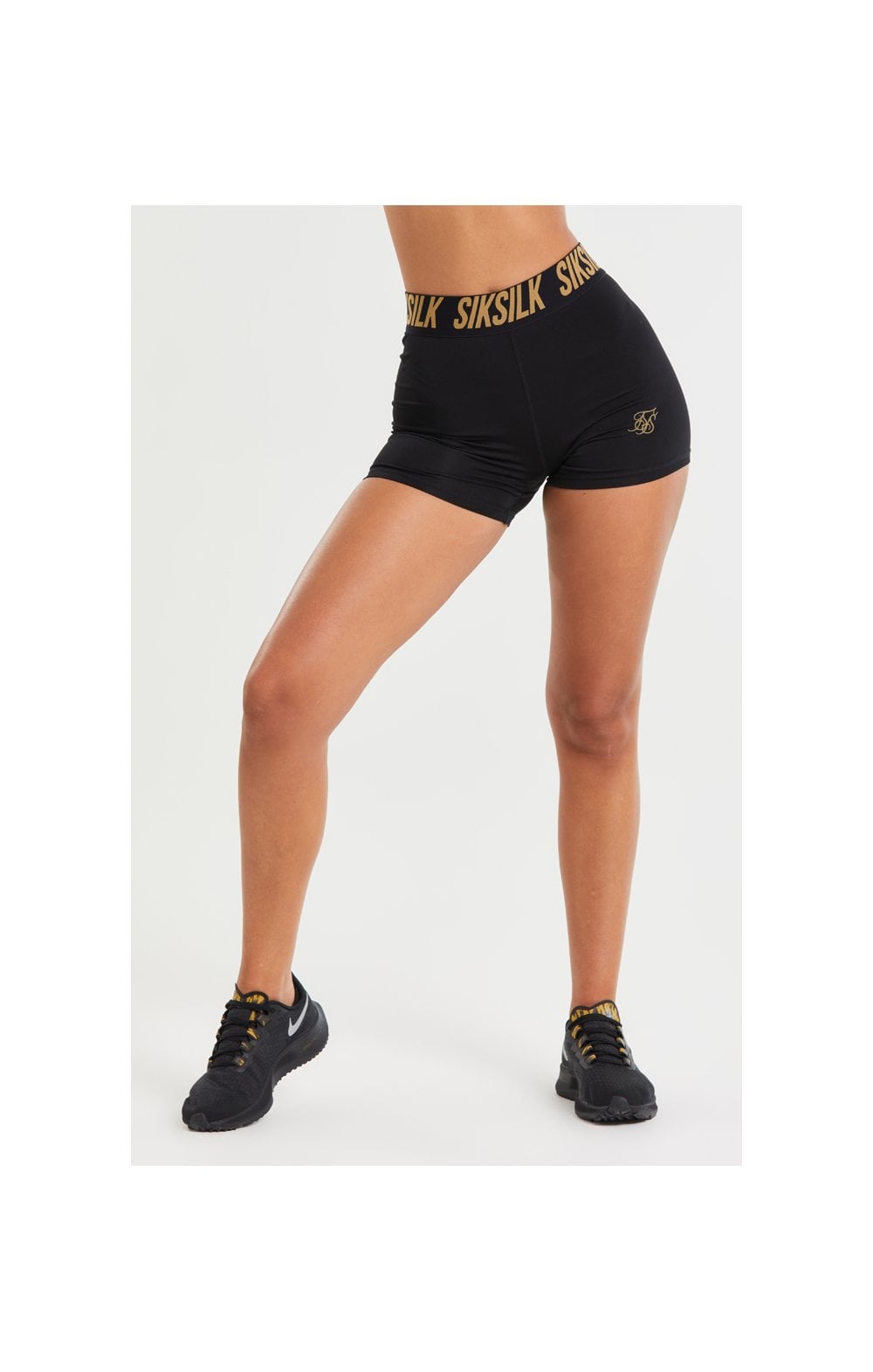 Load image into Gallery viewer, SikSilk Tape Gym Shorts - Black
