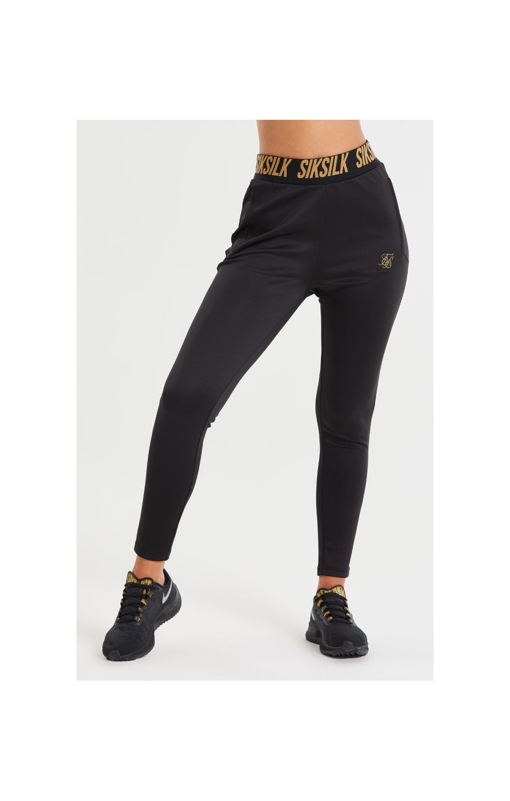 Load image into Gallery viewer, SikSilk Gym Track Pants - Black