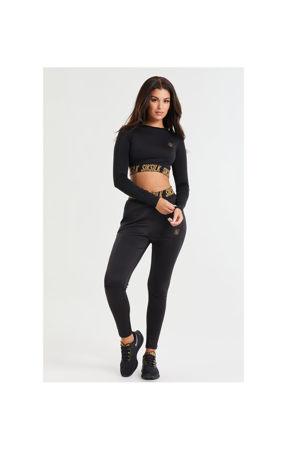 Load image into Gallery viewer, SikSilk Gym Track Pants - Black (4)