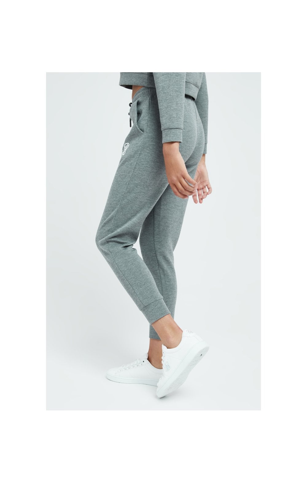 Load image into Gallery viewer, Illusive London Dual Track Pant - Grey Marl (2)