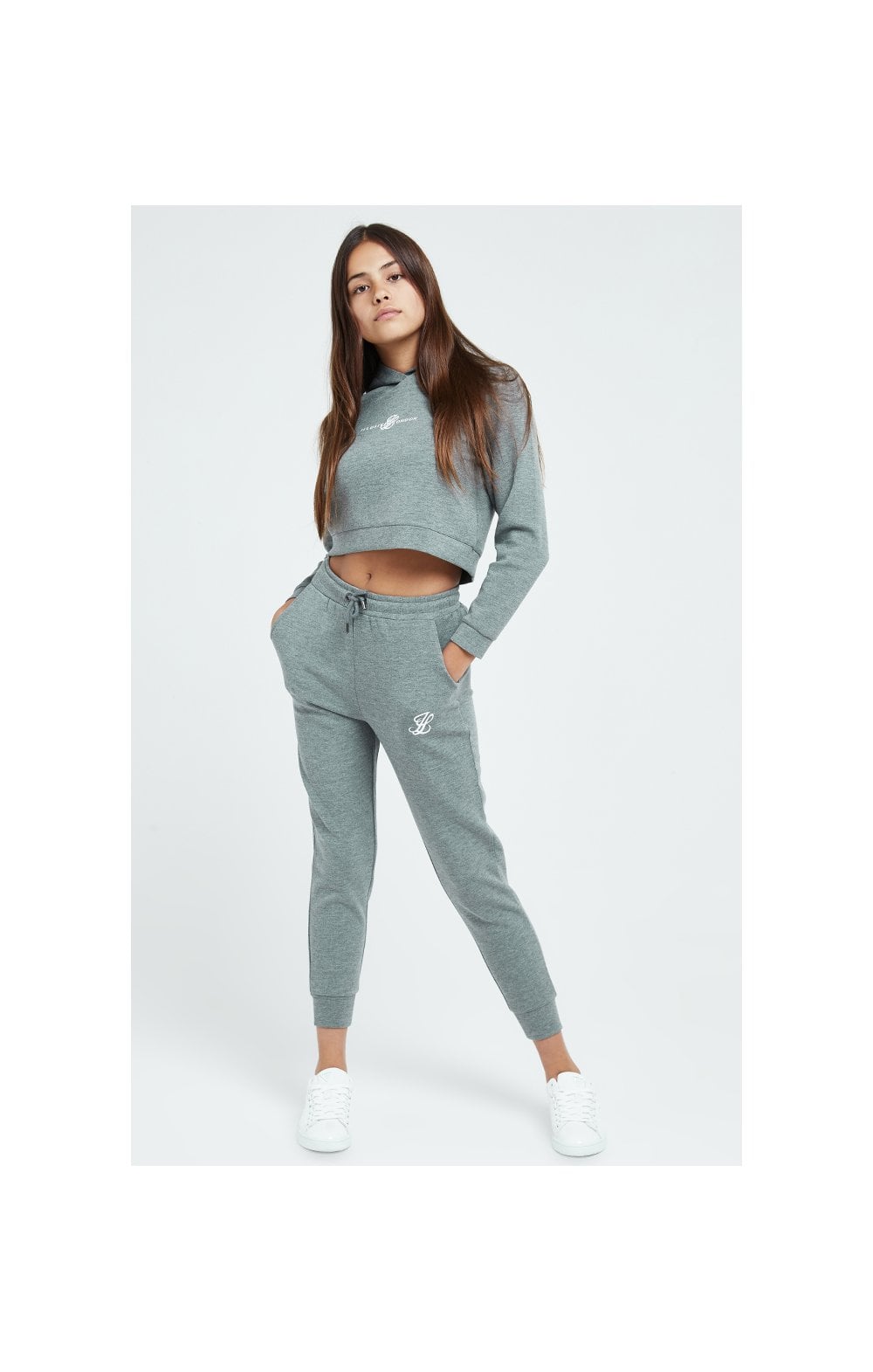 Load image into Gallery viewer, Illusive London Dual Track Pant - Grey Marl (4)