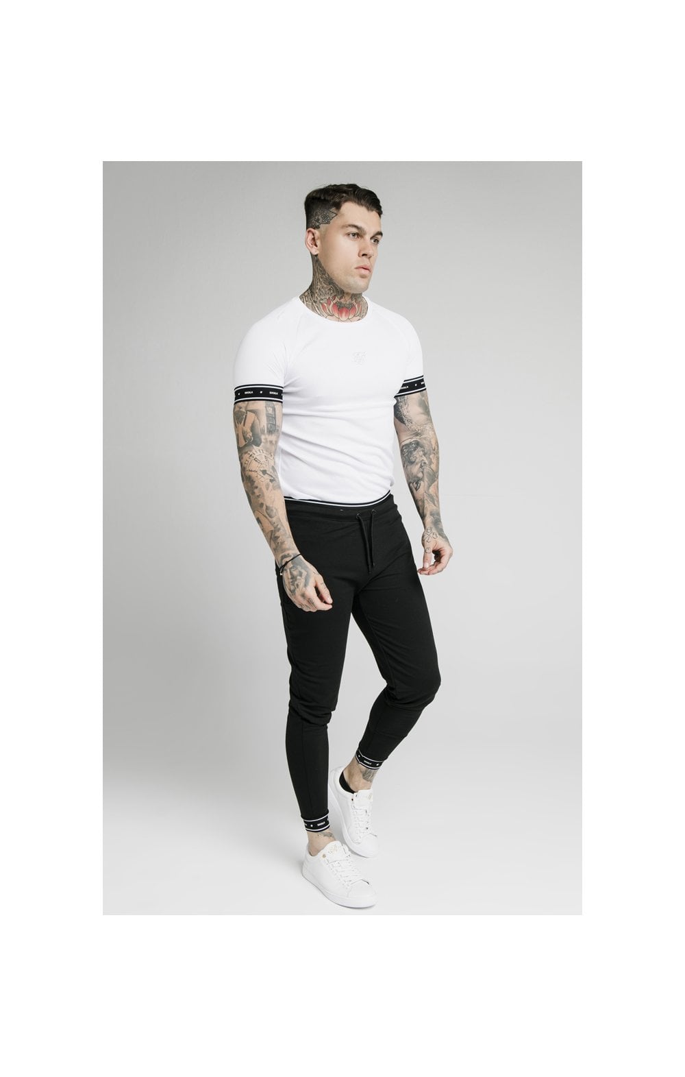 Load image into Gallery viewer, SikSilk Active Tech Tee - White (4)