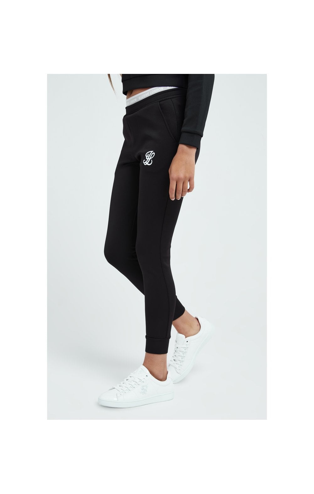 Load image into Gallery viewer, Illusive London Tape Track Pants - Black (1)
