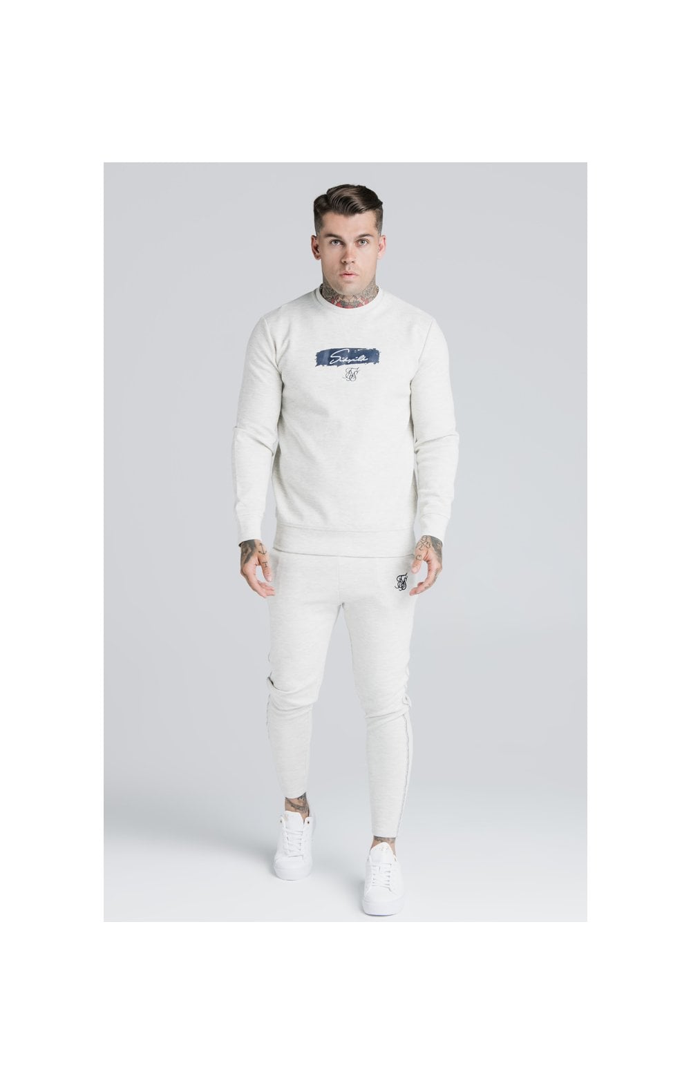 Load image into Gallery viewer, SikSilk Crew Sweat - Light Grey