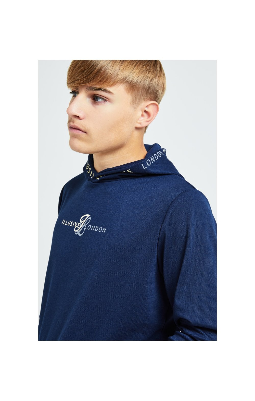 Load image into Gallery viewer, Illusive London Legacy Overhead Hoodie - Navy (2)