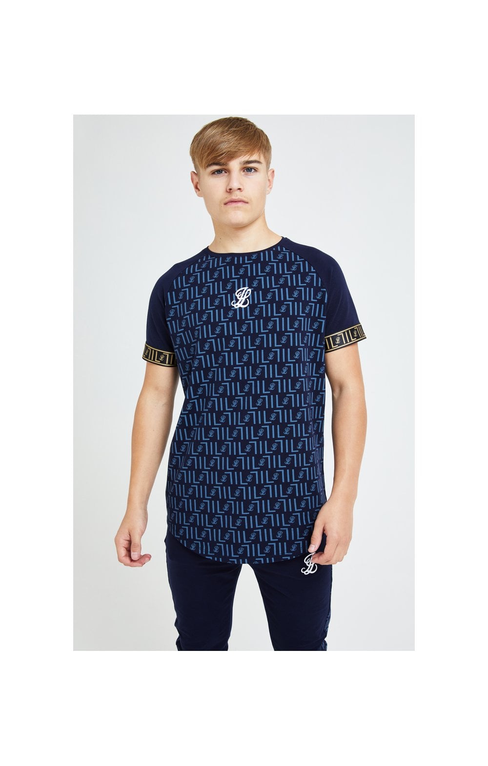 Load image into Gallery viewer, Illusive London Elite Tech Tee - Navy (1)