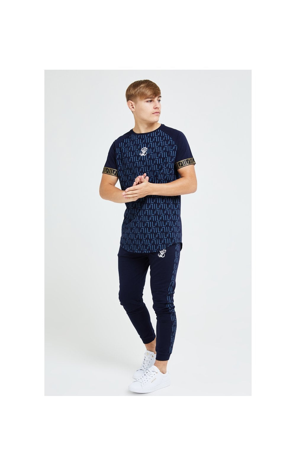 Load image into Gallery viewer, Illusive London Elite Tech Tee - Navy (2)