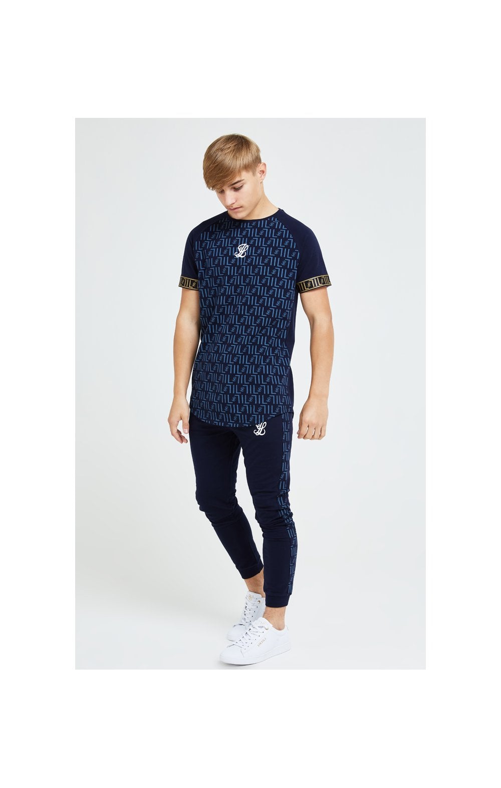 Load image into Gallery viewer, Illusive London Elite Tech Tee - Navy (3)