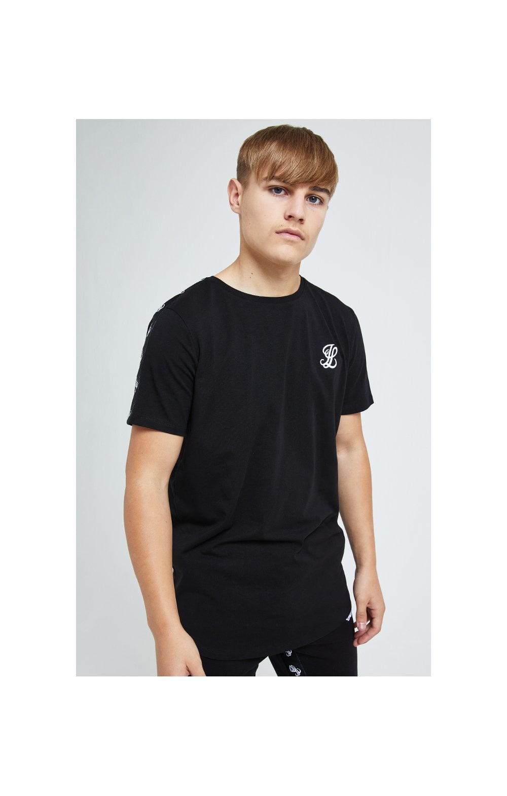 Load image into Gallery viewer, Illusive London Gravity Tape Tee - Black