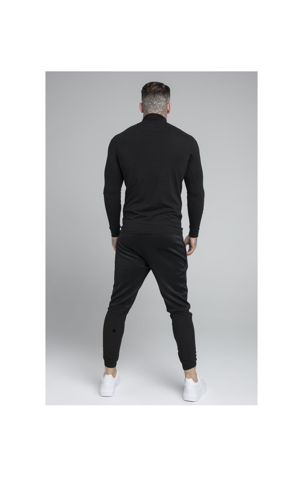 Load image into Gallery viewer, SikSilk Tranquil Turtle Neck Tee - Black (5)