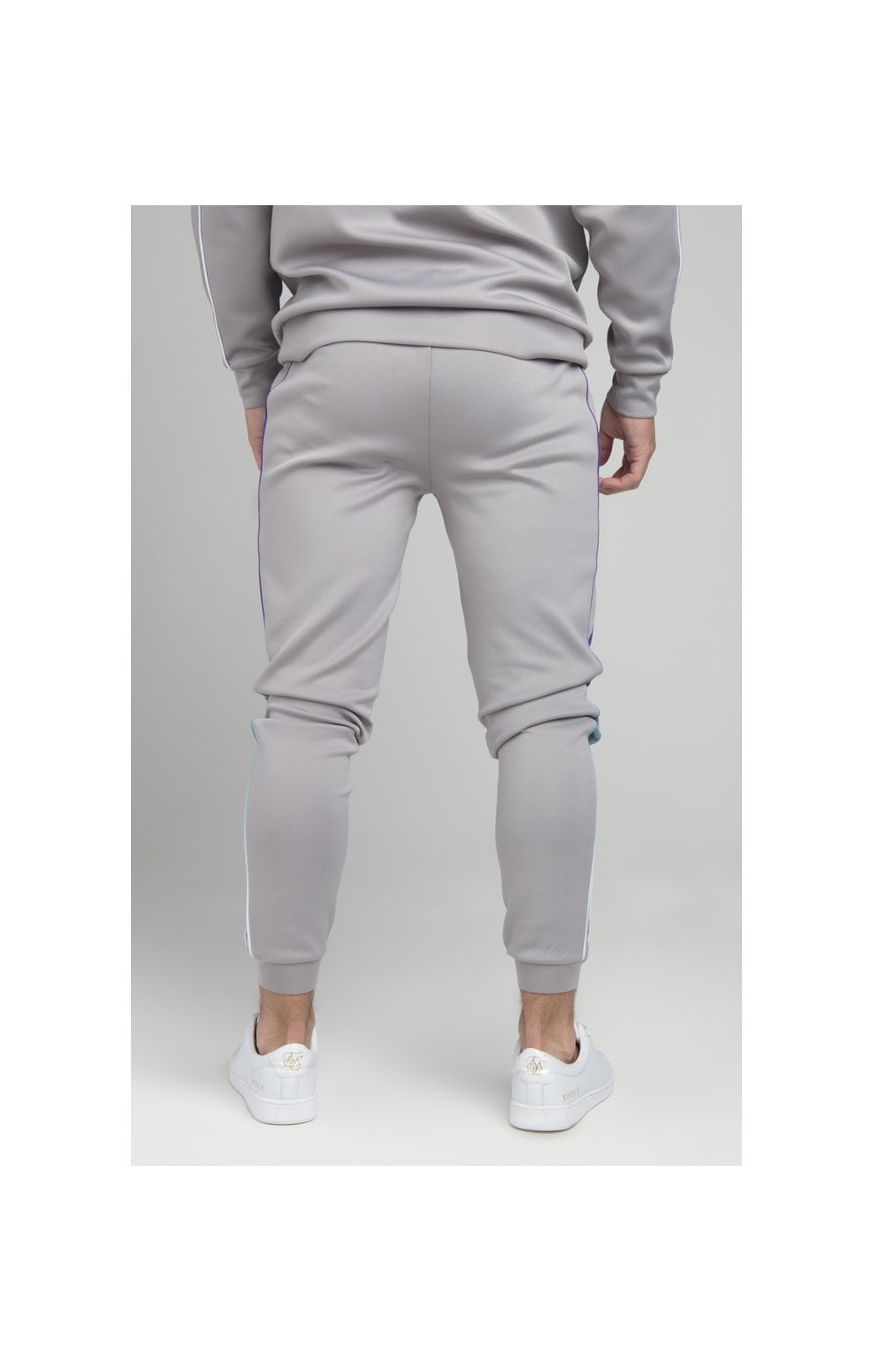 Load image into Gallery viewer, Illusive London Poly Piped Pants - Light Grey (2)