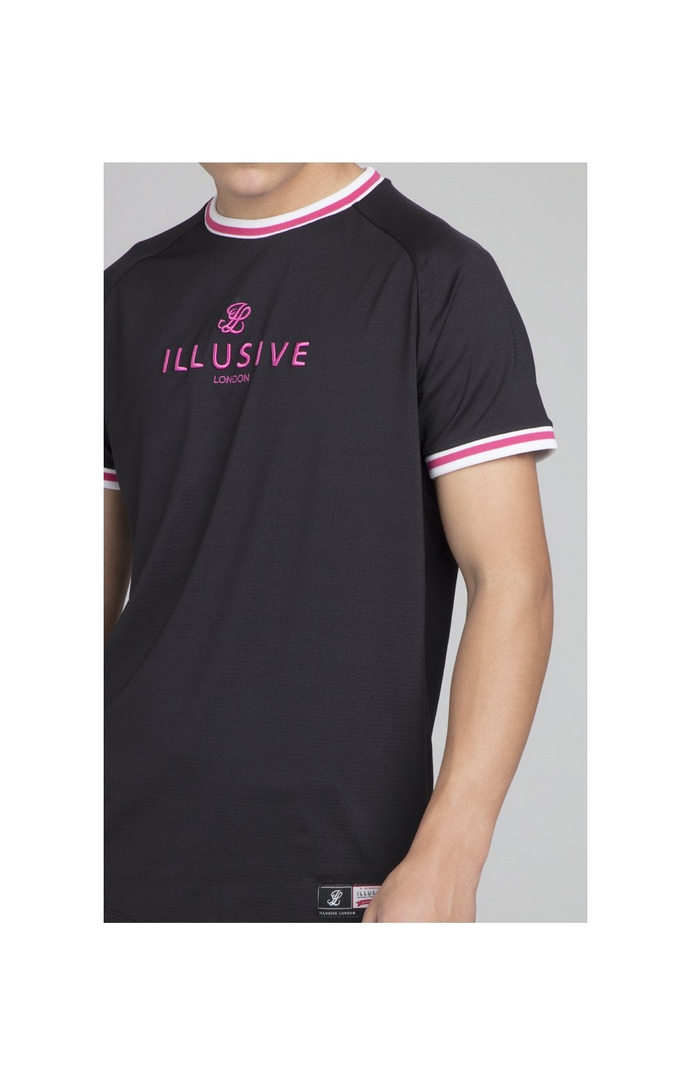 Load image into Gallery viewer, Illusive London Basketball Tee - Black (1)