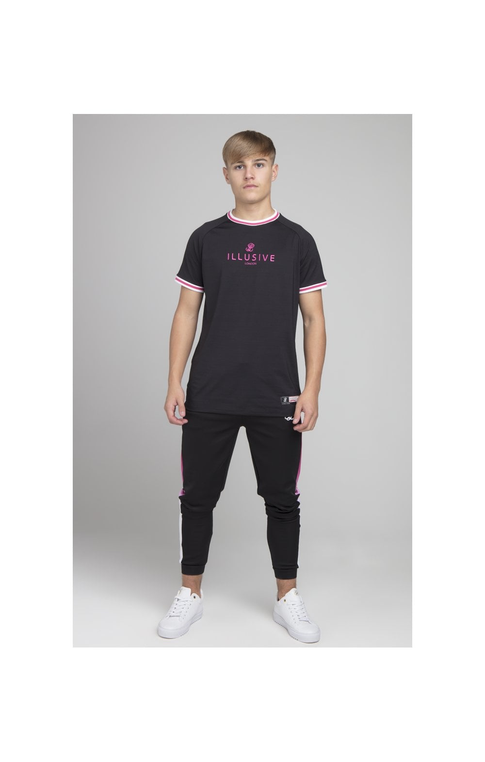 Load image into Gallery viewer, Illusive London Basketball Tee - Black (4)