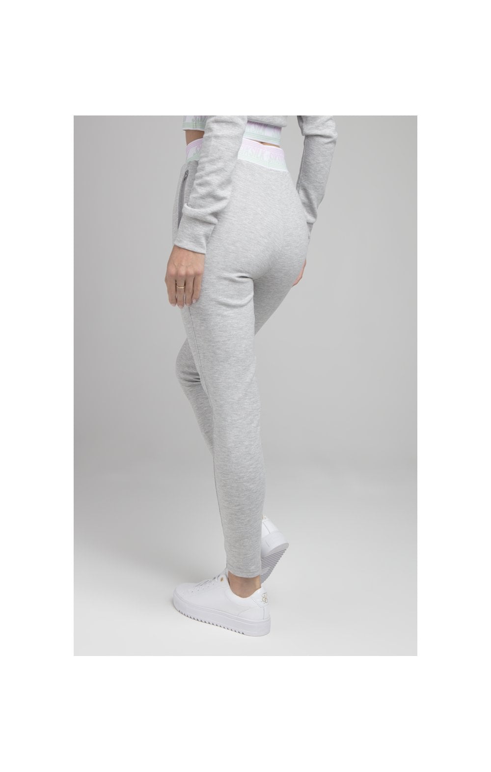 Load image into Gallery viewer, SikSilk Aurora Fade Track Pants - Grey Marl (4)