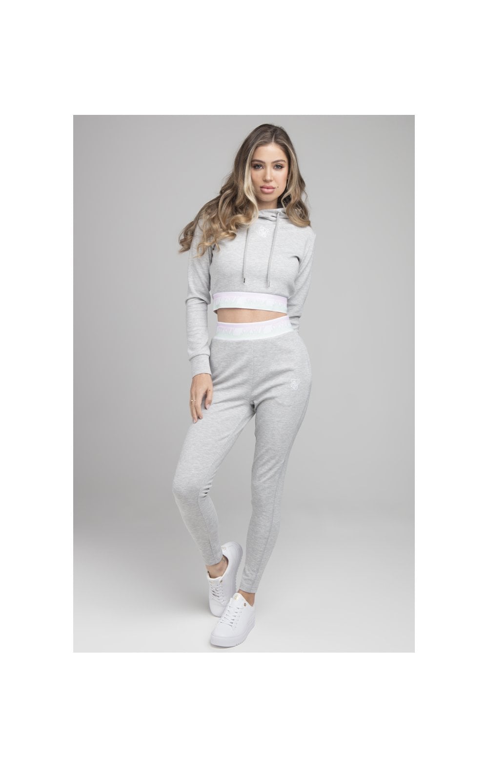 Load image into Gallery viewer, SikSilk Aurora Fade Track Pants - Grey Marl (5)