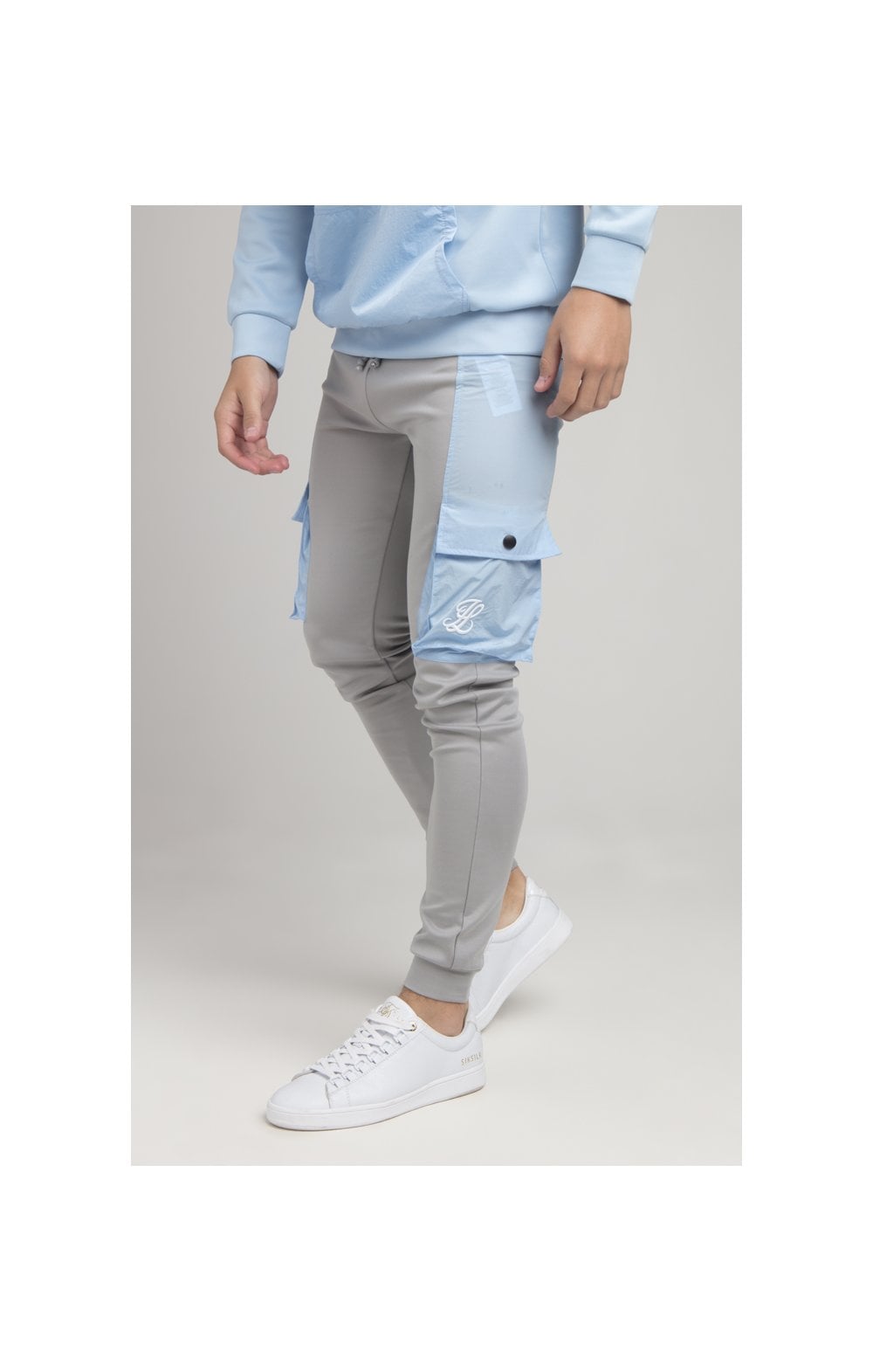 Load image into Gallery viewer, Boys Illusive Grey Cargo Pant