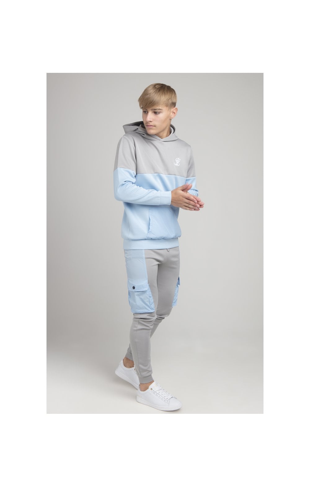 Load image into Gallery viewer, Boys Illusive Grey Cargo Pant (3)